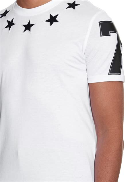 givenchy t shirt stars|givenchy t shirts for men.